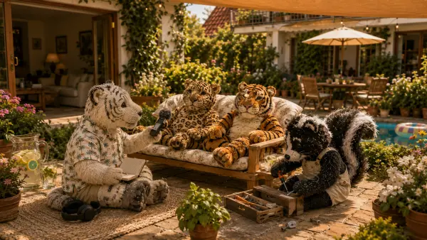 Tigerleins Podcast über die Küchenkatzen