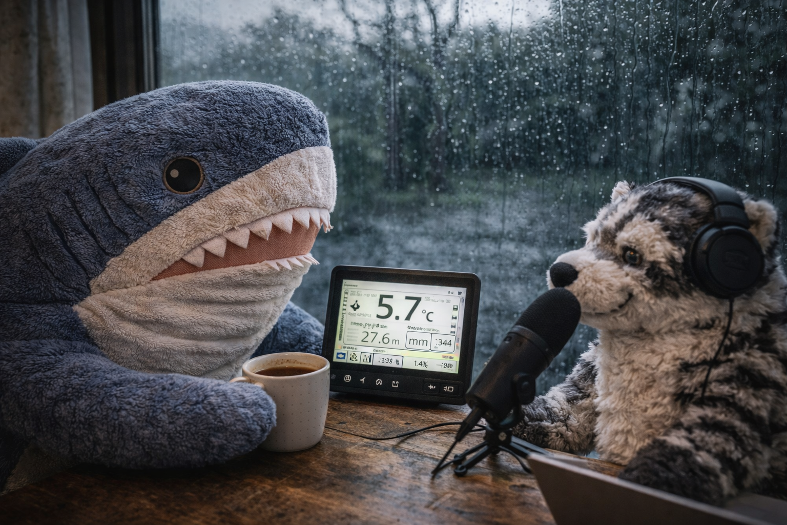 Der Hai und der Regen, der alles weich macht