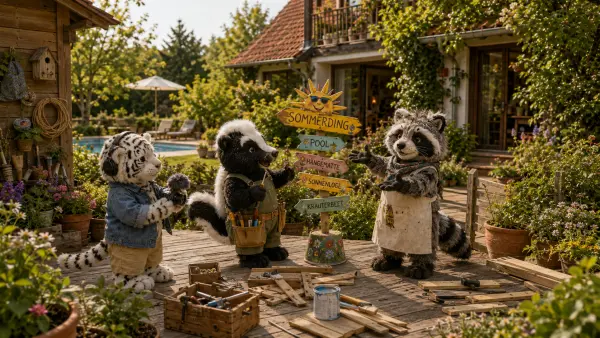 Tigerlein und das Sommerding aus dem Gartenschuppen