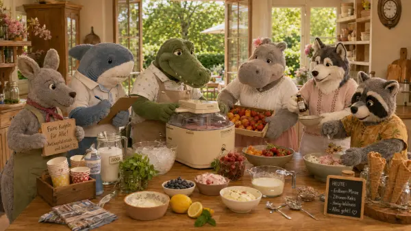 Kroko und die alte Eismaschine