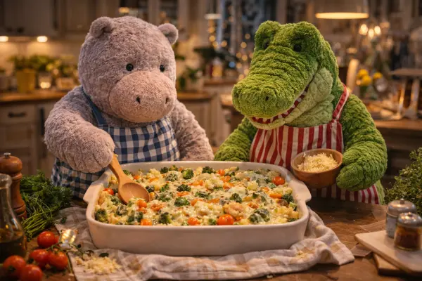 Kroko und der vegetarische Auflauf-Montag