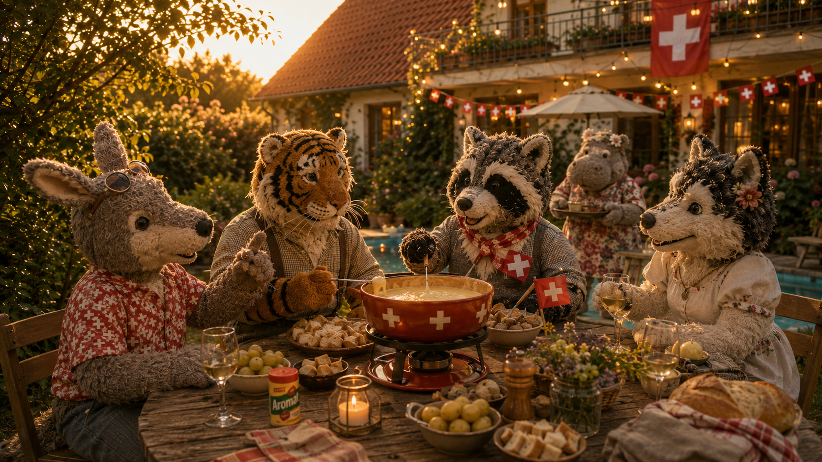 Waschbärli und ein sehr eidgenössischer Samstag