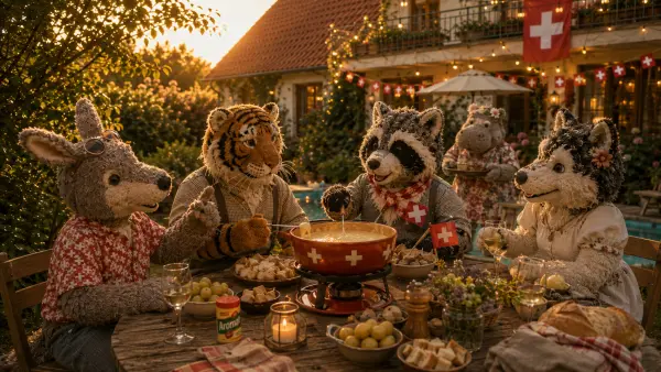 Waschbärli und ein sehr eidgenössischer Samstag