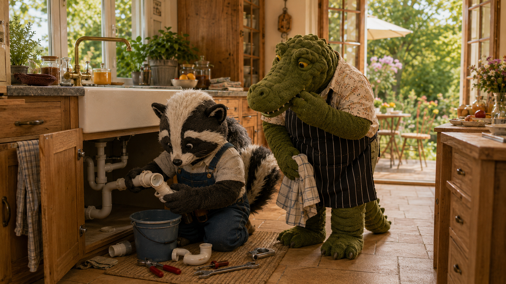 Kroko und der gluckernde Abfluss