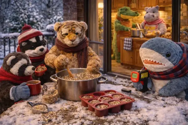 Odin und die Wintertaler für die Vögel