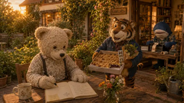 Mozarts Spaziergang und der Streuselkuchen