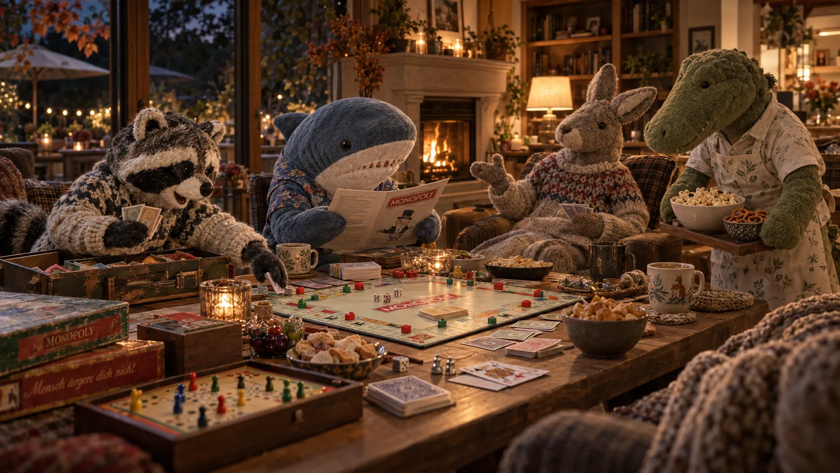 Waschbär, Monopoly und der sehr ernste Spieleabend