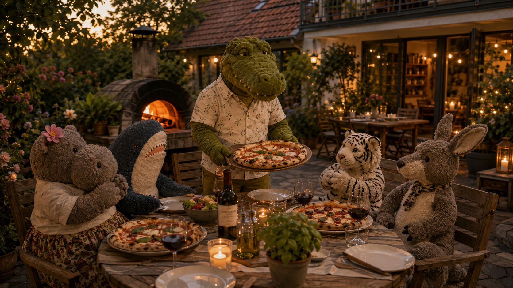 Coccodrillo und die Pizza Napoletana