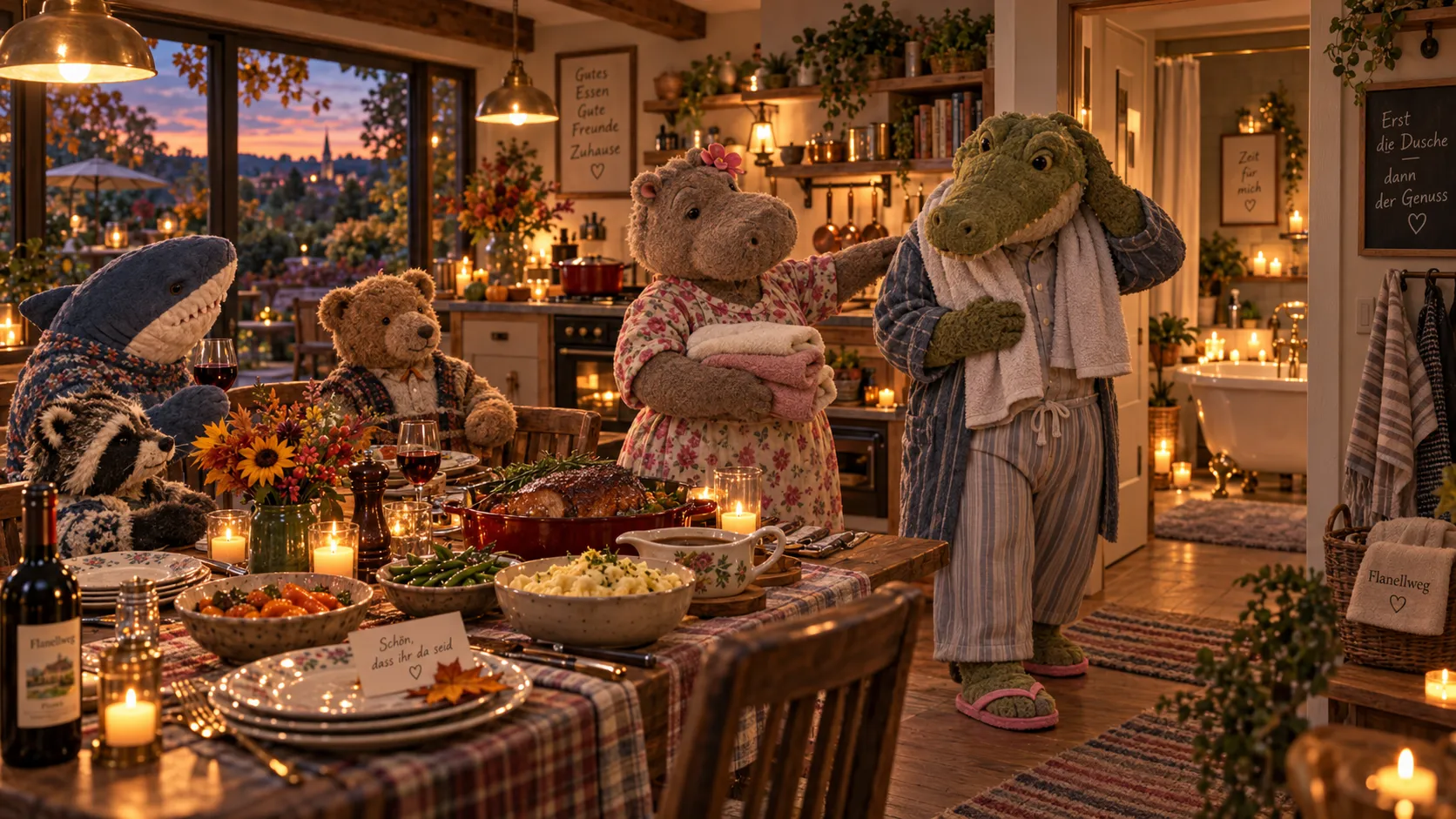 Krokos Sonntagsbraten und ein sehr nötiger Duschgang