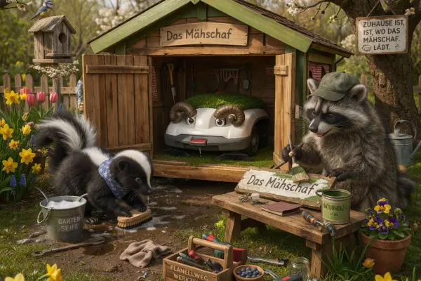 Stinkerle, das Mähschaf und der erste April