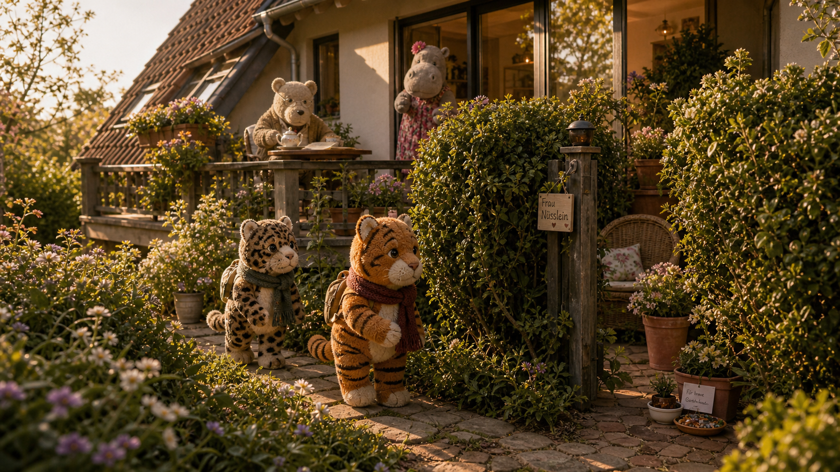 Die Küchenkatzen und der geheime Weg