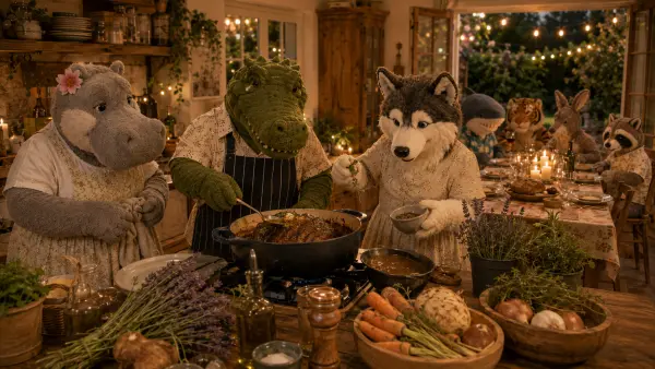 Der französische Sonntagsbraten und der Duft der Provence