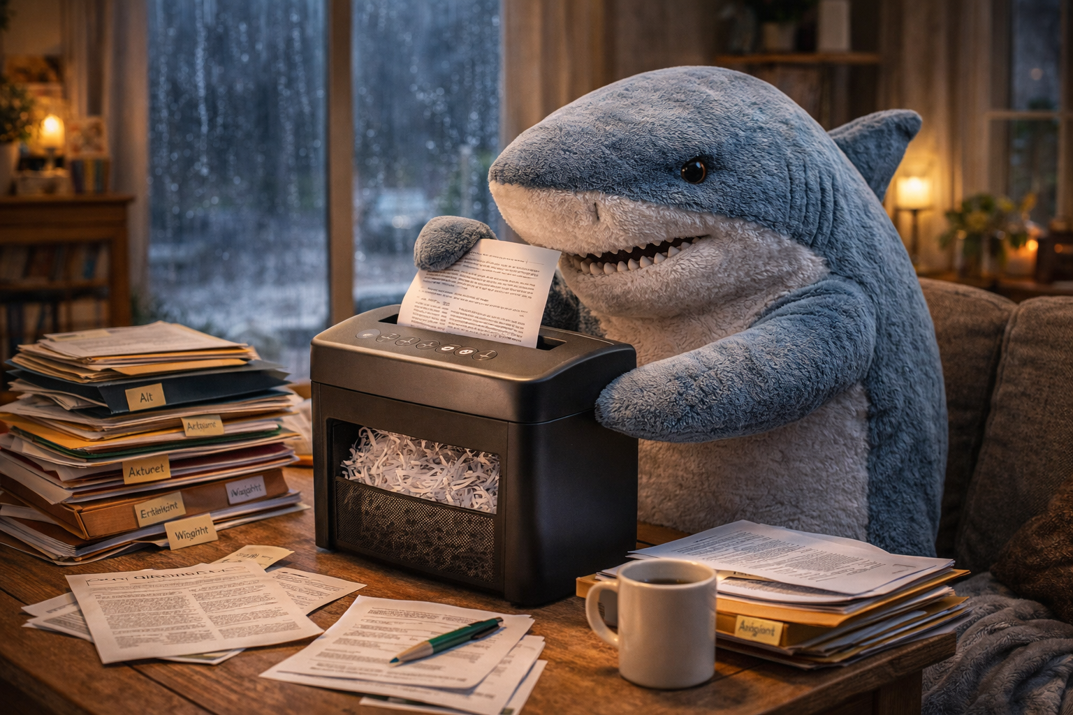 Der Hai und der Shredder-Donnerstag