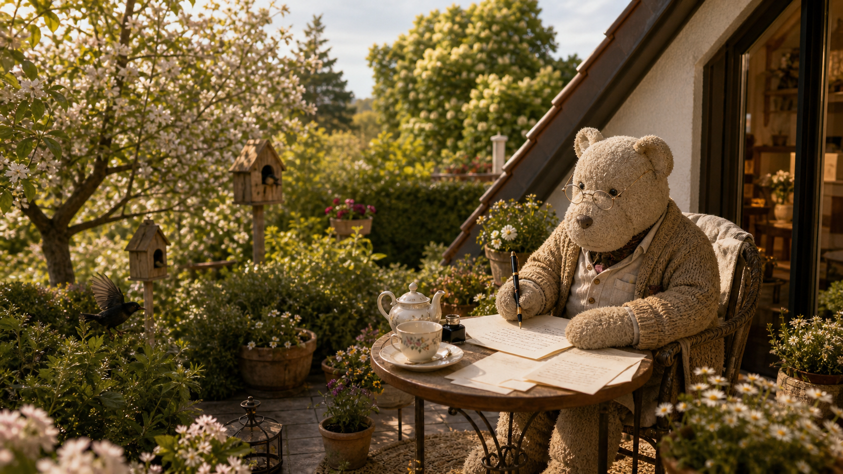 Mozart und die leisen Nester im Garten