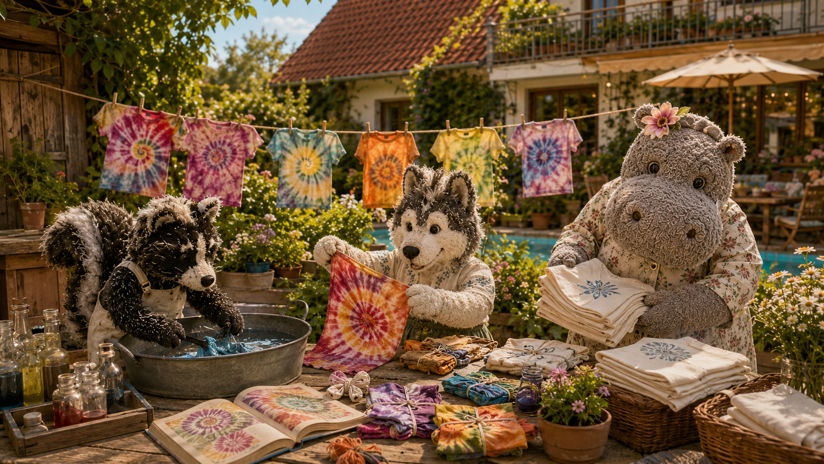 Das Batikbuch und der bunte Nachmittag