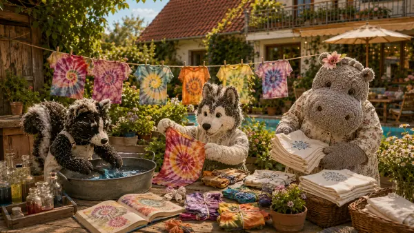 Das Batikbuch und der bunte Nachmittag