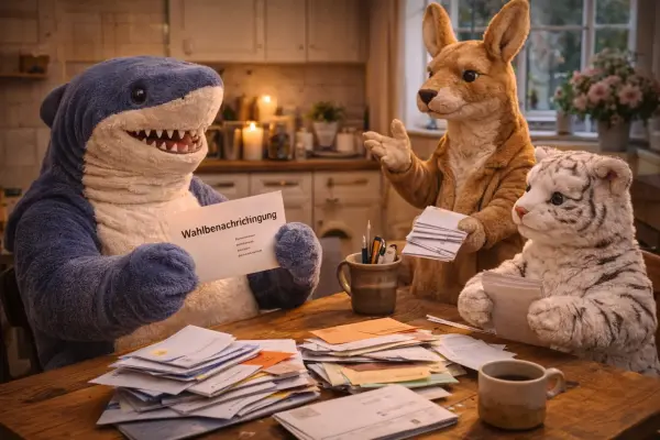 Der Hai und die Wahlbenachrichtigung