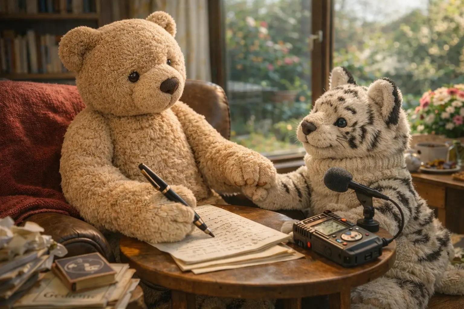 Tigerlein und Mozarts schmerzende Schreibpfote