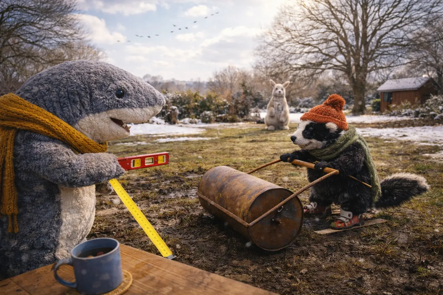 Stinkerle und die Rasenwalze des Neuanfangs