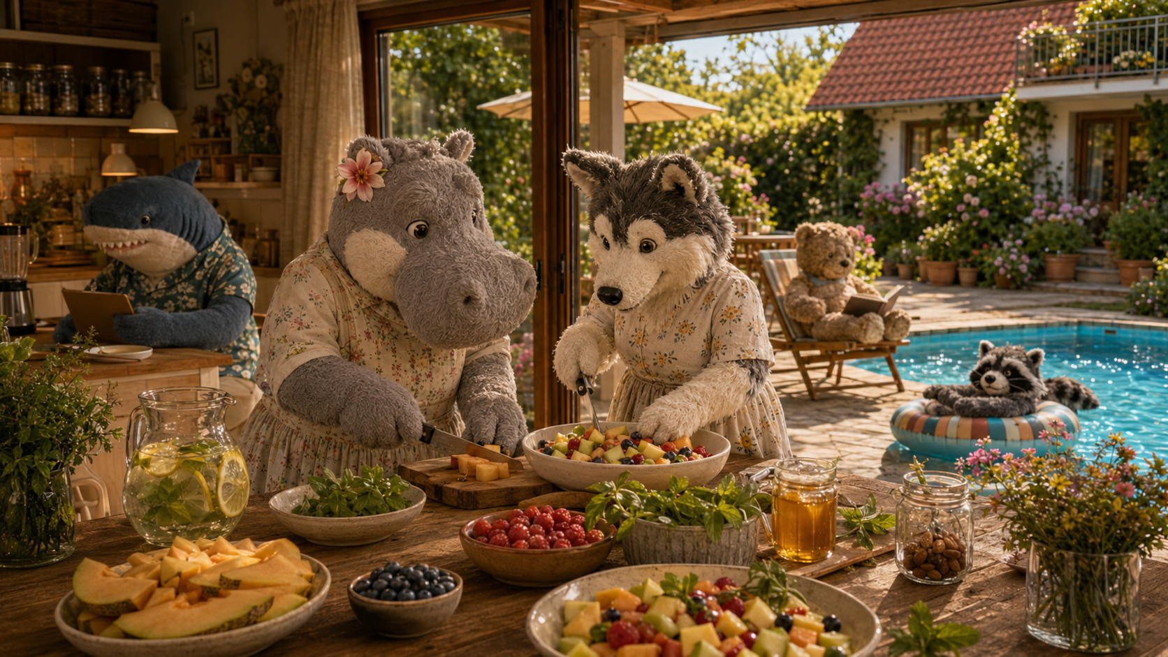 Der große Obstsalat und ein stiller Sommertag