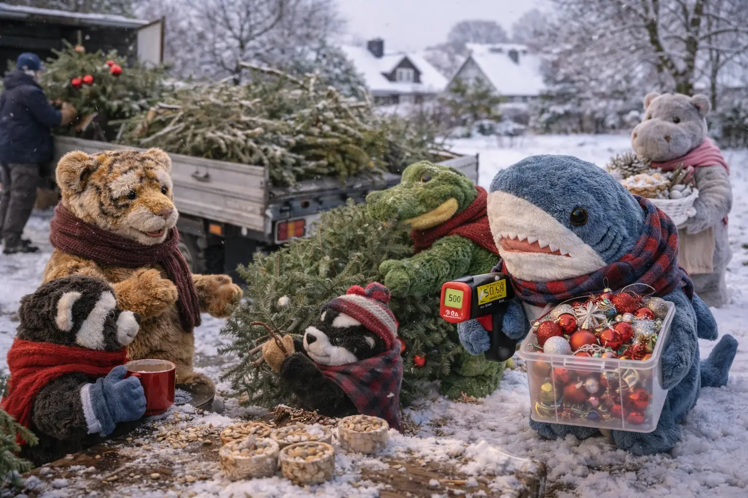 Der Hai und die letzte Minute am Weihnachtsbaumtag