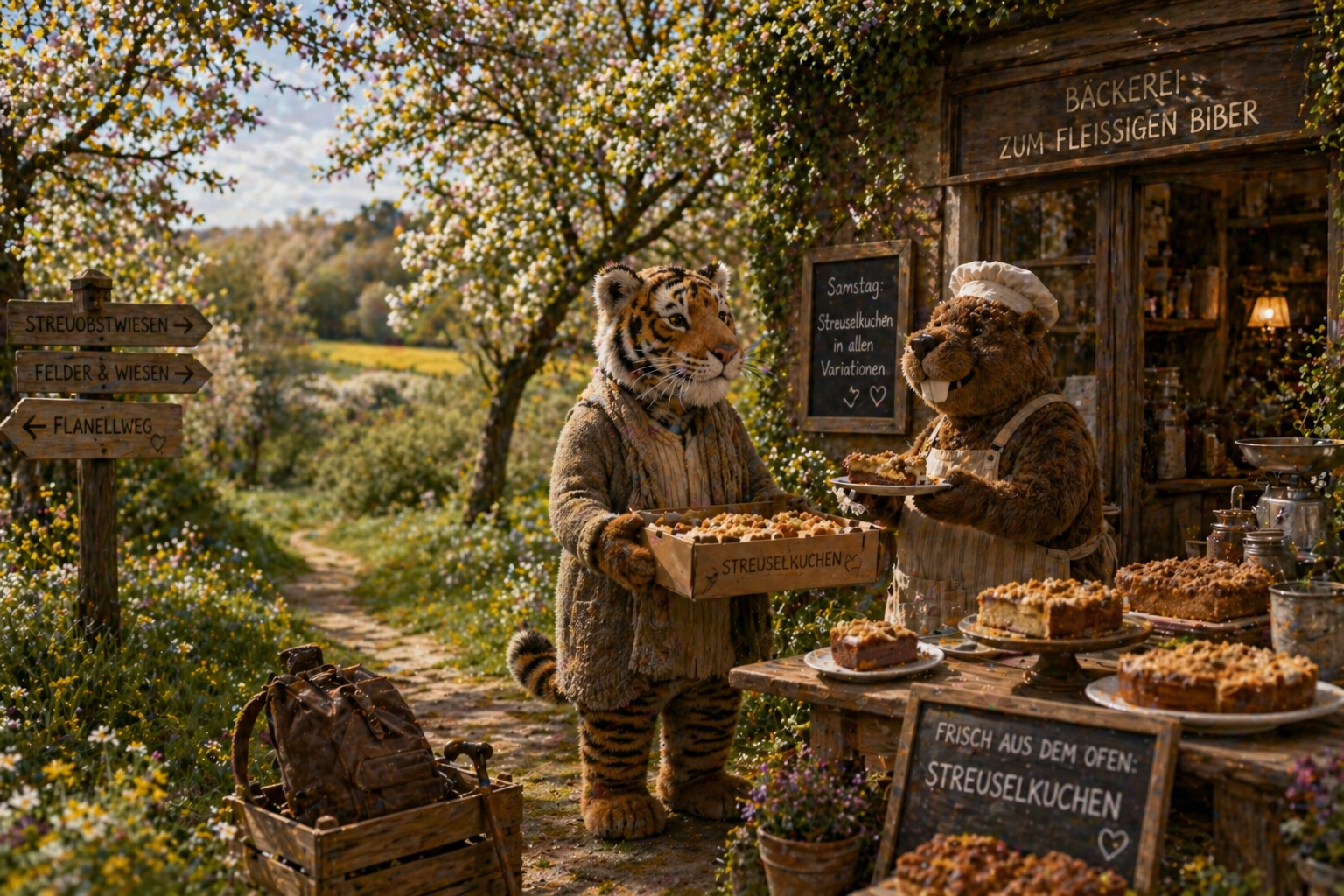 Odin, die Streuobstwiesen und der Streuselkuchen-Samstag