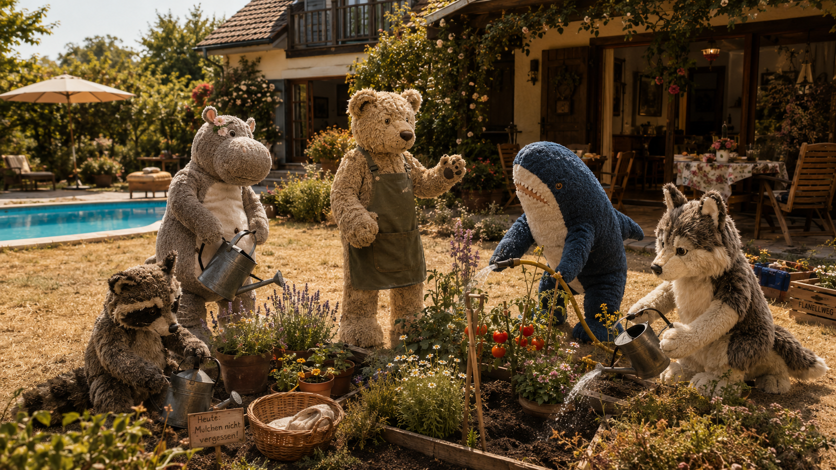 Der trockene Garten und Mozarts Geschichten aus der Ferne