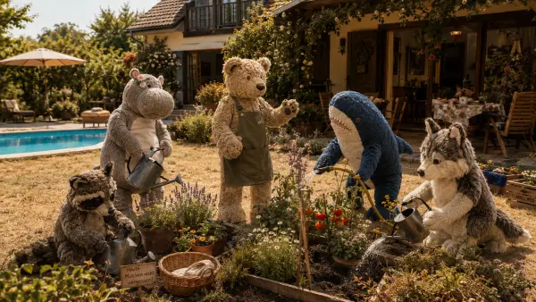 Der trockene Garten und Mozarts Geschichten aus der Ferne