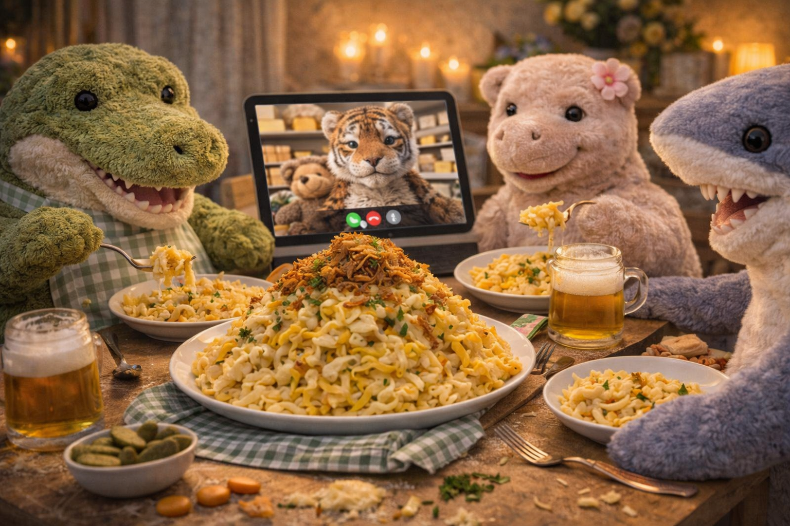 Odin, der Videoanruf und der Berg aus Käsespätzle